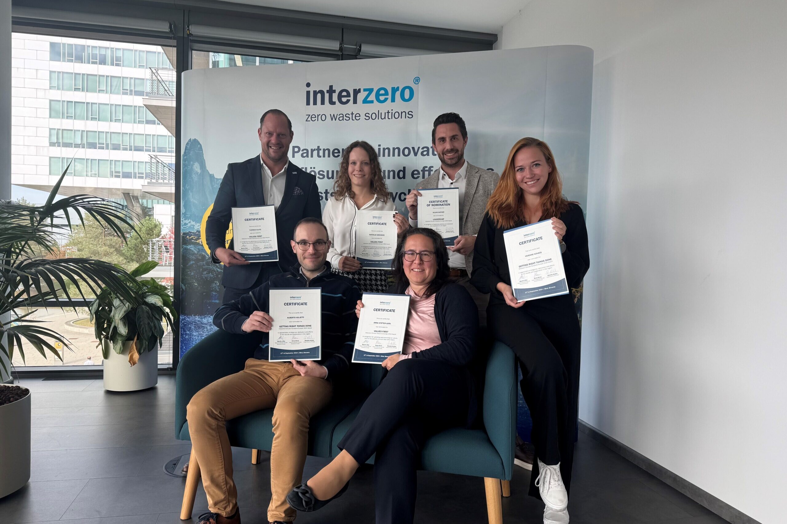 interzero team leadership award 2024